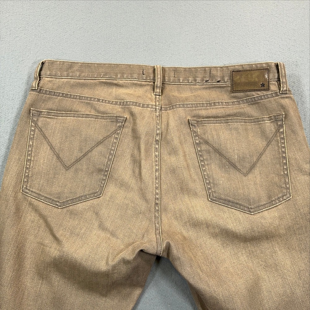John Varvatos USA Wight Skinny Jeans Sand Wash Button Fly J315S4B Mens 36